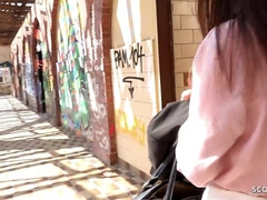 Gros clito, Queue, Hard, De plein air, Petite femme, Public, Réalité, Nénés