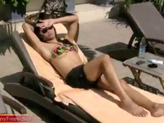 Anal, Bikini, Penetracion con dedos, Transexual asiatica, Al aire libre, Pov, Transexual, Ducha