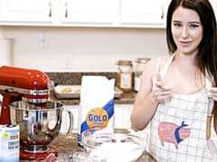 Abierta, Pajear, Cocina, Masturbación, Afeitado, Solo, Adolescente, Tetas