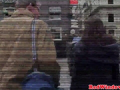 Watch this wild redlight hooker get pounded hard by a huge dick in POV doggystyle action