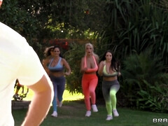 美女, デカパイ, 女, グループ, ハードコア, 淫乱熟女, オーガズム, オマンコ