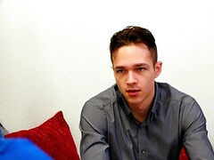 デカチン, フェラチオ, 茶髪の, イマラチオ, チン, バック, シゴき, タトゥー