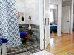 Bad, Schlafzimmer, Blasen, Braunhaarige, Hotel, Lecken, Muschi