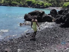 Amateur, Noire, Petite amie, De plein air, Pov, Public, Chatte, Voyeur