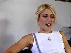 素人, フェラチオ, イギリス人, 下着, パンティ, ストッキング