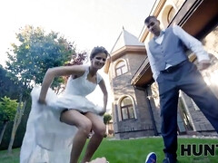 Mariée, Cocu, Tchèque, Robe, Hd, Pov, Rasée, Mariage
