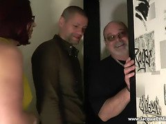 Француженки, Групповуха, Очки, Группа, Хд, Крошечные, Чулки, Сиськи