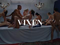 Rubia, Mamada, Compilación, Interracial, Montar, Trio
