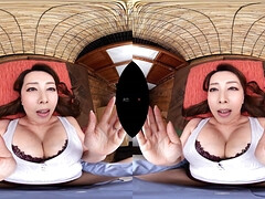 Asian hot mom VR porn video