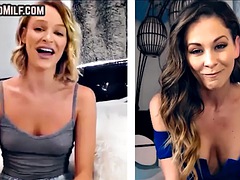 Lesbian lingerie fetish webcam masturbation MILF and babe