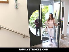 Sucer une bite, Frère, Brunette brune, Tir de sperme, Faciale, Hard, Hd, Nénés