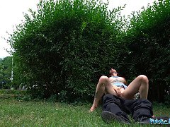 デカチン, フェラチオ, オランダ人, Hd, アウトドア, 公共, 現実, タトゥー