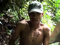 Blasen, Schwul, Interrassisch, Im freien