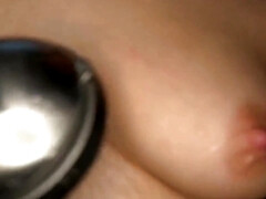 Chica, Tetas grandes, Morena, Tetona, Polla, Chupando, Tatuaje, Adolescente