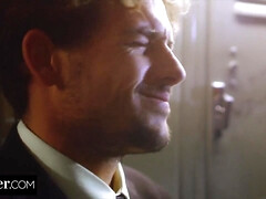 緊縛, デカパイ, ボンデージ, 茶髪の, 下着, ポルノスター, 公共, オッパイの