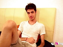 18, 素人, アナル, お尻, デカチン, 茶髪の, バック, スペイン人