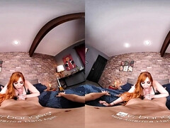 Dreidimensional, Hundestellung, Behaart, Milf, Pov, Muschi, Realität, Rotschopf