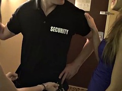 MOFOS - Nicole Aniston, Victoria Rae Black And Angelina Black Take A Good Pounding From The Hotel Security Guy