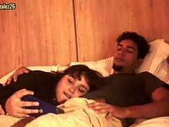 Sucer une bite, Rondelette, Faciale, Interracial, Pov