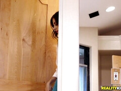 素人, アメリカ人, お尻, ベッドルーム, 足, フェティッシュ, キス, なめる