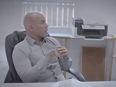 secretary milf banged and blowjob by a corrupt boss