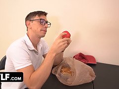 18 ans, Sucer une bite, Queue, Femelle, Hard, Hd, Pov, Rousse roux