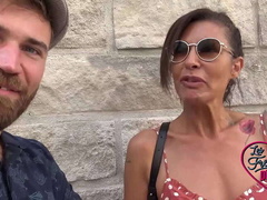 素人, アナル, 茶髪の, フランス人, 淫乱熟女, ヤリマン, タトゥー