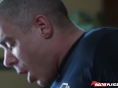 Минет, Брюнетки, Доктор, Европейки, Сперма на лице, Лизание, В офисе, Сиськи