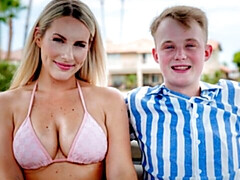 デカ尻, デカチン, デカパイ, ブロンド, フェラチオ, バック, 淫乱熟女, オマンコ