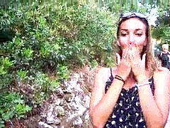 Enthousiasteling, Jurk, Flashing, Buiten, Openbaar, Rok, Tiener, Bekijker