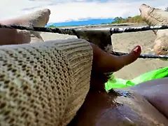 I Like to Touch Myself Until I Reach Orgasm on the Beach While Being Watched
