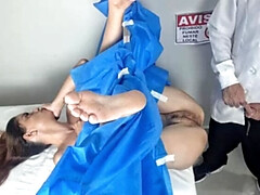 Любители, Медосмотр, Фетиш, Секс без цензуры, Домашнее видео, Рыжие, Сквиртинг, Униформа