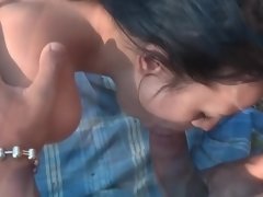 Анальный секс, Минет, Брюнетки, Сперма на лице, Группа, На природе, На публике