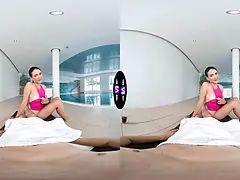 Mooi, Bruinharig, Schattig, Hd, Likken, Gezichtspunt, Kut duiken, Tieten likken