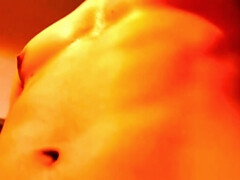 Passionate young people have fun making love