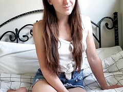 18 años, Culo, Papá, Masturbación, Coño, Solo, Adolescente, Tetas