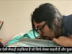 デカチン, デカパイ, フェラチオ, 口内発射, ハードコア, 自家製, インド人, 淫乱熟女