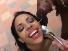 アジア人, ブロンド, 茶髪の, イく瞬間, 乱交, 異人種間, 日本人, 淫乱熟女