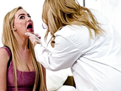 Grosse titten, Blondine, Fingern, Lesbisch, Masturbation, Rasiert, Dürr, Titten