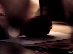 Rubia, Morena, Lencería, Maduro, Tatuaje