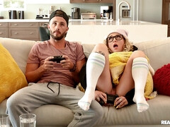 Blonde, Habillées, Gode, Chatte, Chaussettes, Gicler, Jouets