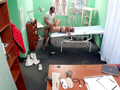 Amateur, Doigter, Gym, Léchez, Infirmière, Bureau, Chatte, Uniforme