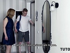 Man knows private teacher works for two so he helps mature relax