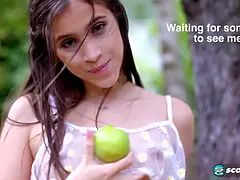 Morena, Hd, Latina, Masturbación, Solo, Adolescente, Tetas, Juguetes