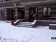 18, フェラチオ, カワイイ, バック, Hd, 現実, 赤毛, ティーン