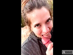 Pijpbeurt, Bruinharig, Schattig, Hondjeshouding, Buiten, Openbaar, Realiteit