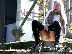 お尻, ブロンド, ブーツ, コンピレーション, Hd, ジーンズ, アウトドア, 一人