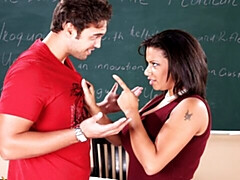 Grosser arsch, Grosse titten, Blasen, Braunhaarige, Pummelig, Hundestellung, Schwarz, Milf