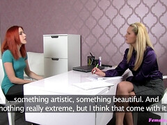 Blonde, Tchèque, Femelle, Talons, Argent, Bureau, Espagnole, Nénés