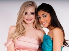 69, ブロンド, 指いじり, キス, レズビアン, 剃毛, ティーン, オッパイの